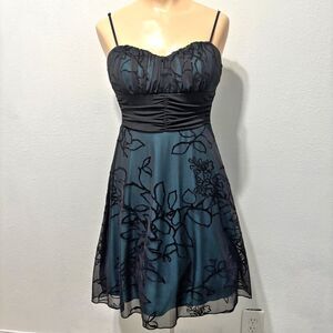 Speechless Juniors Dress Medium Blue